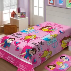 Manta Infantil Disney Jolitex Princesas