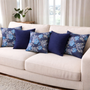 Kit 5 Almofadas Completo com Capas em Suede e Refis Inclusos Decorativas